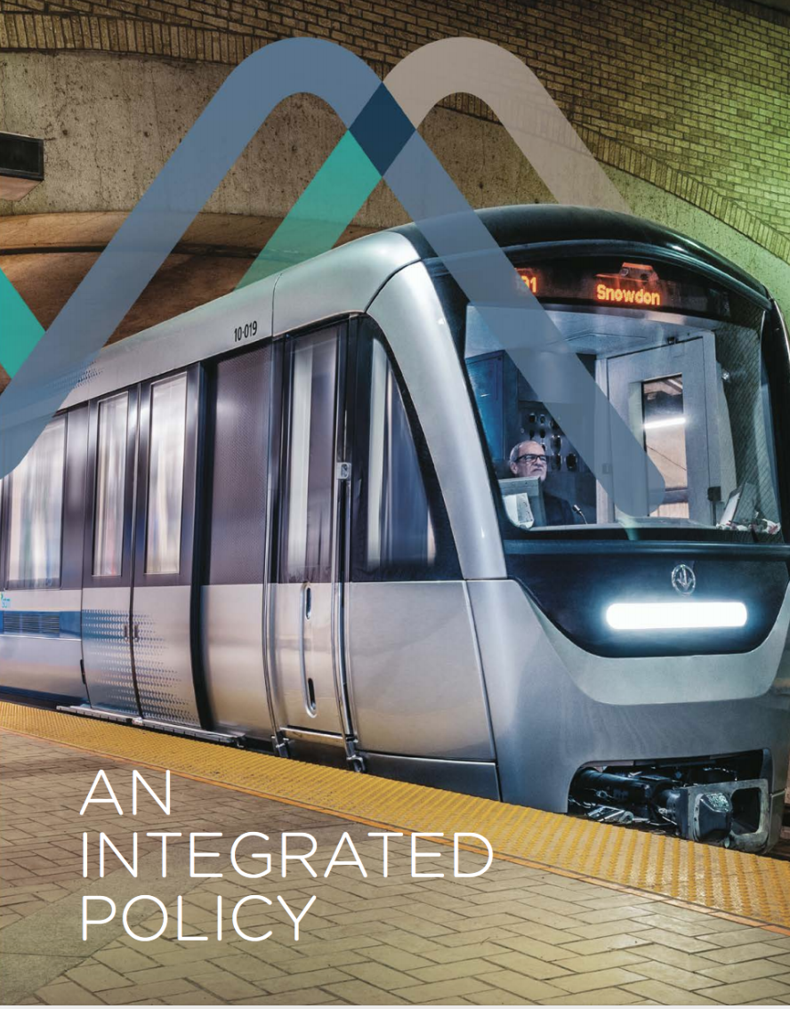 Politique de mobilite durable/Quebec’s Sustainable Mobility Policy