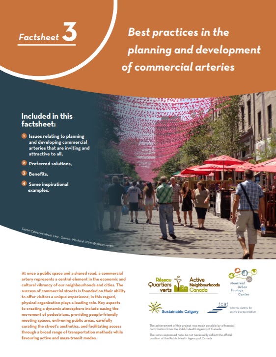 Fiche conseil - Bonnes pratiques d'aménagement des artères commerciales - Couverture