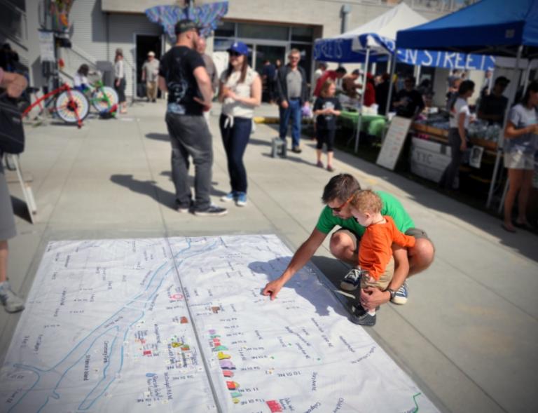 Bridgeland. Participatory mapping