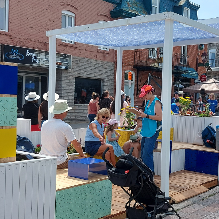 Consultation dans l'espace public