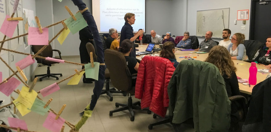 Atelier du Saguenay avec des professionnels