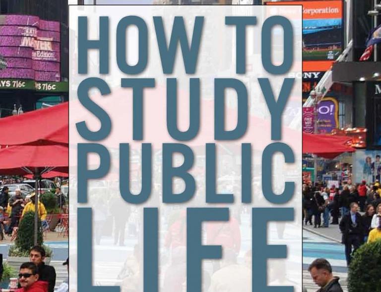 How to study public life - Cover