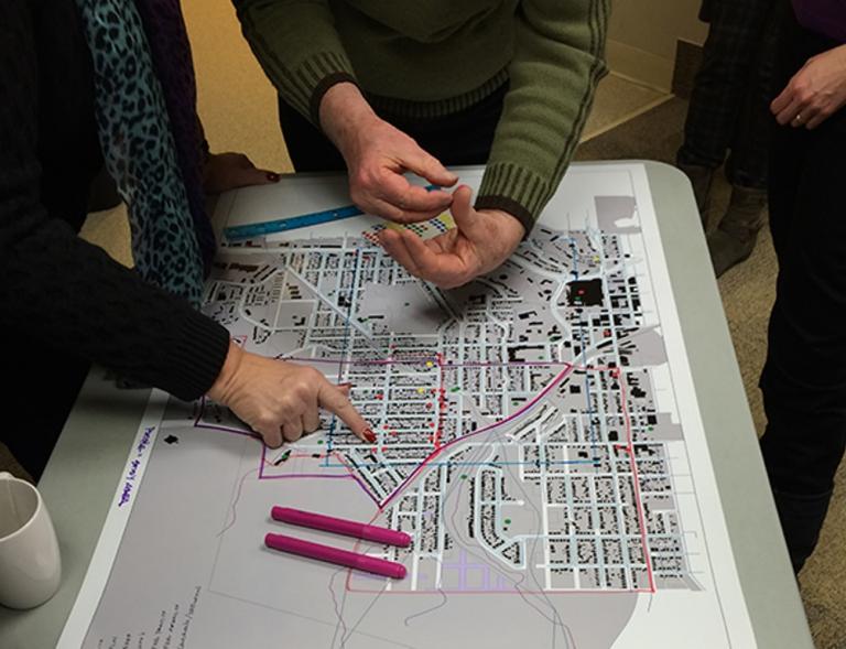 Grand Sudbury. Participatory map